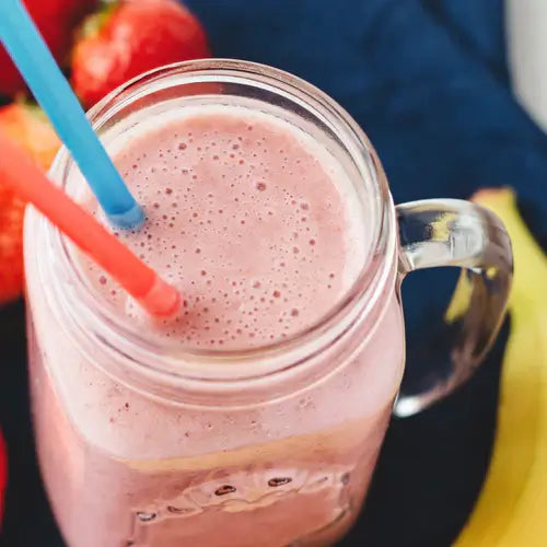 Strawberry Banana Tropical Freeze Shake