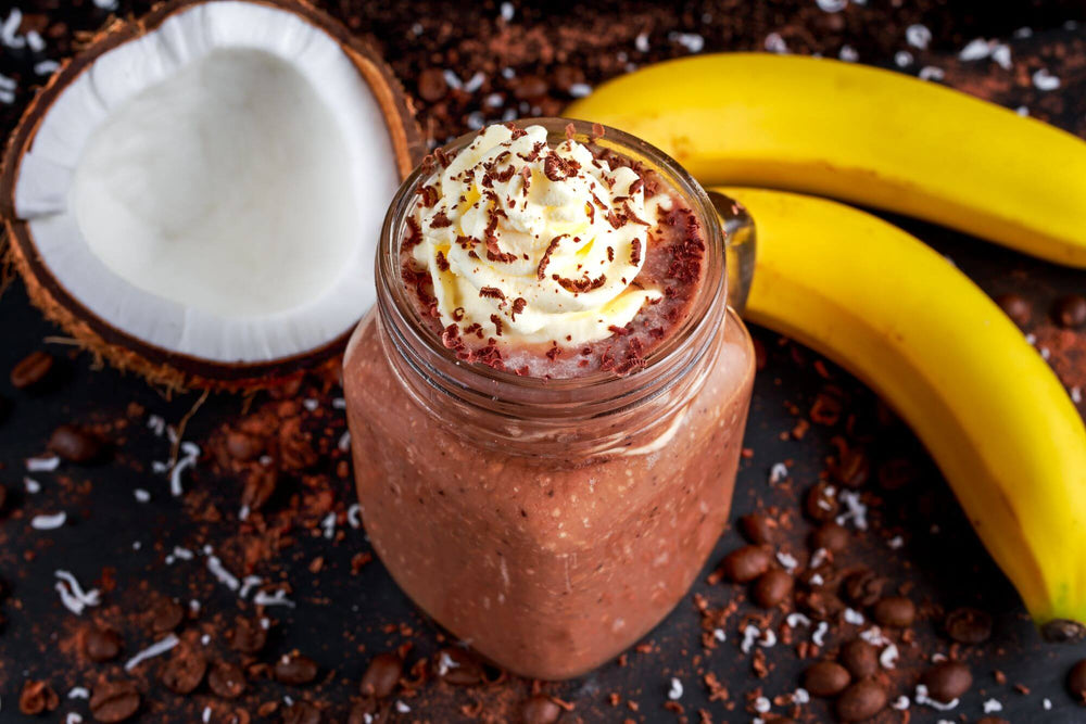 Paleo Chocolate Coconut Protein Smoothie