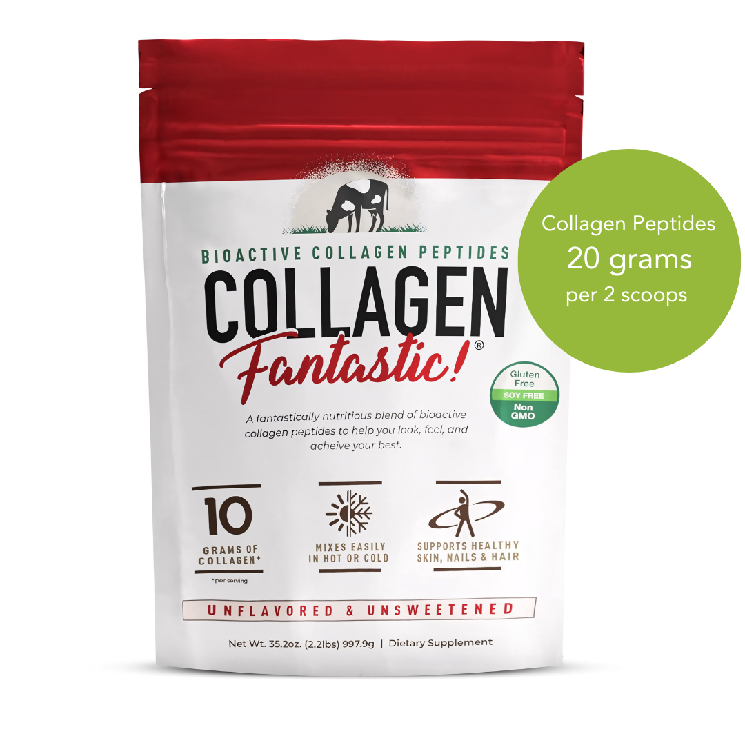 Collagen Fantastic Grass-Fed Bovine Collagen Peptides - 90 Servings
