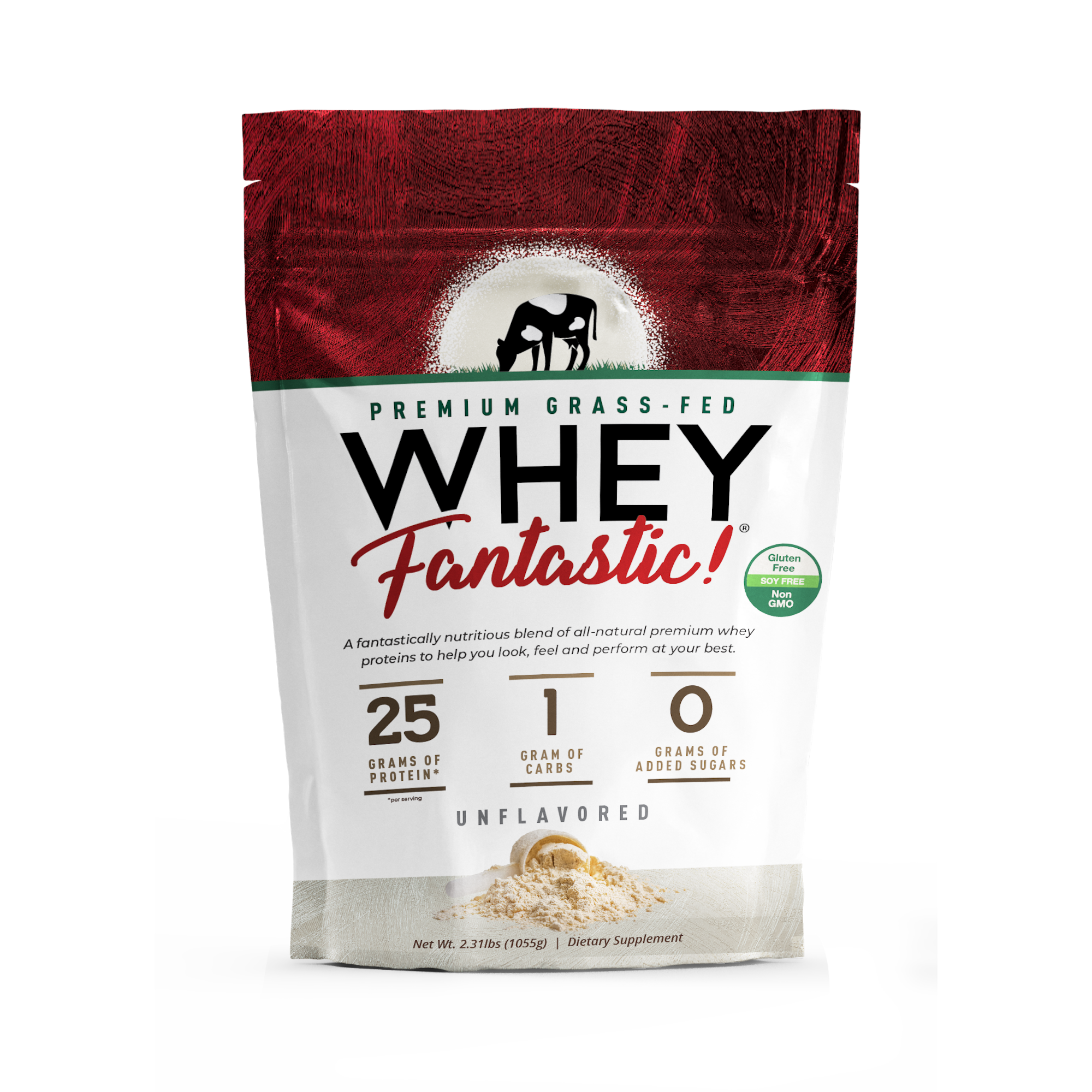 Shop Unflavored Grass Fed Whey Protein