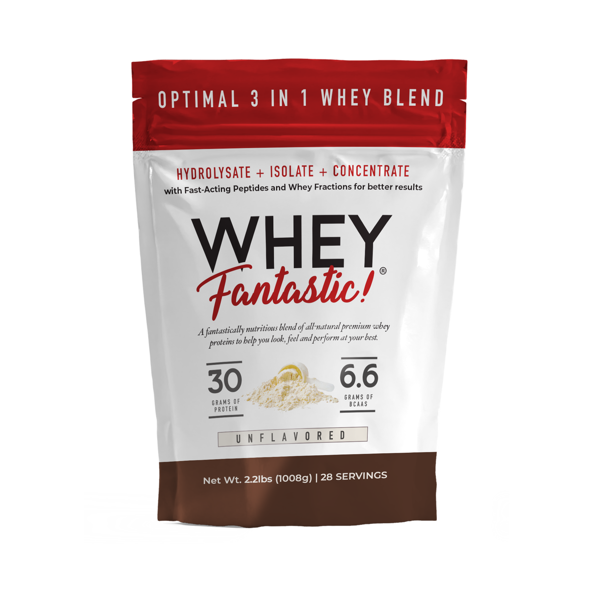 Whey Fantastic - Ultra Clean,   3-In-1 Grass-Fed Whey Protein Powder