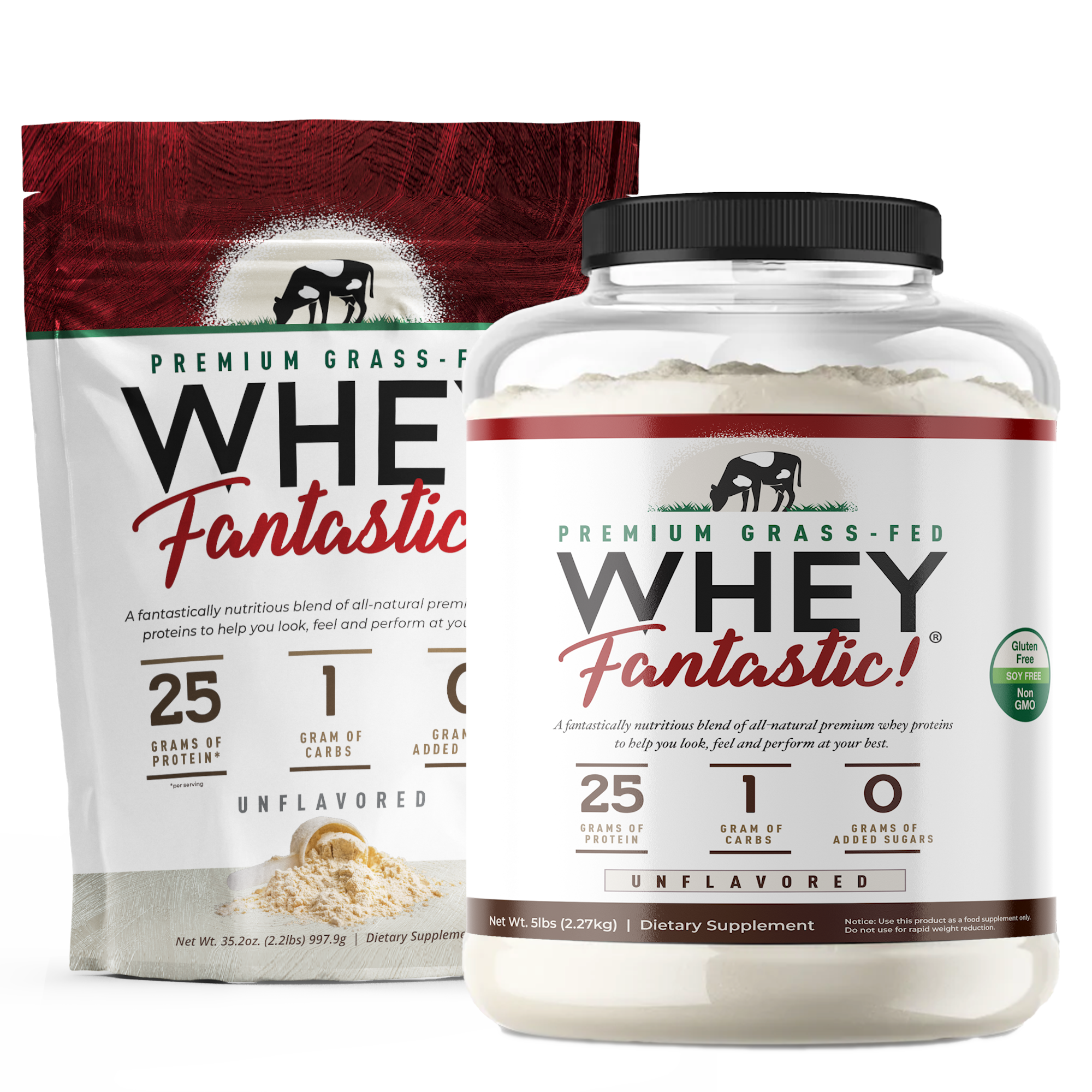 Whey Fantastic Grass-Fed Whey Protein Powder