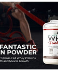 Whey Fantastic Grass-Fed Whey Protein Powder (5lb) - 72 Servings - Fantastic Nutrition